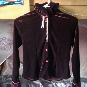 Girl's Velvet Jacket